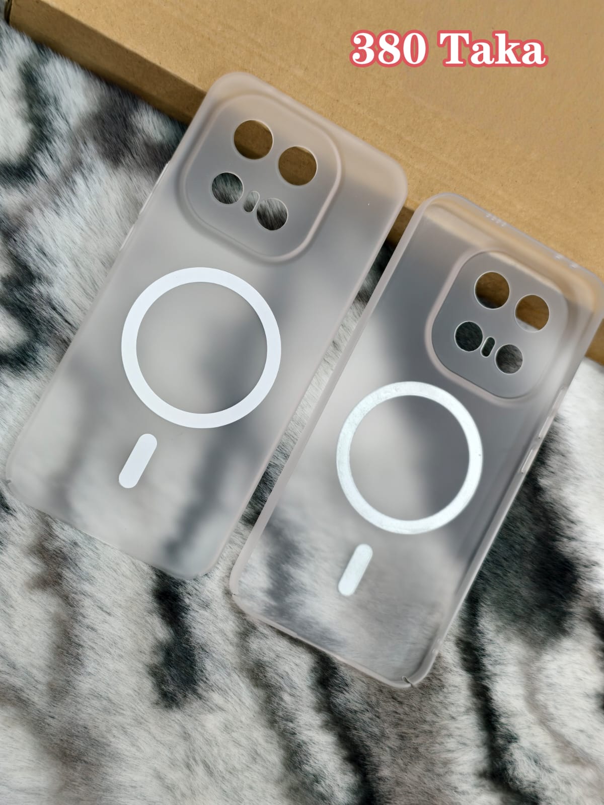 IQOO 15 Semi Transparent Hard Magnetic Case